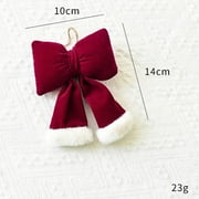 8CM Exquisite Flocking Ball Christmas Ornaments Perfect Ceremony Decoration Home Garden Hanging Decor Bauble Pendants XmasS